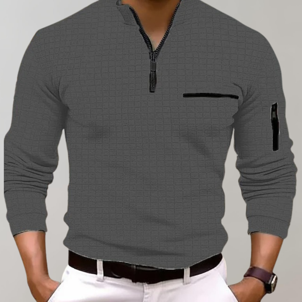 Kortermet Polo T-skjorte for Menn