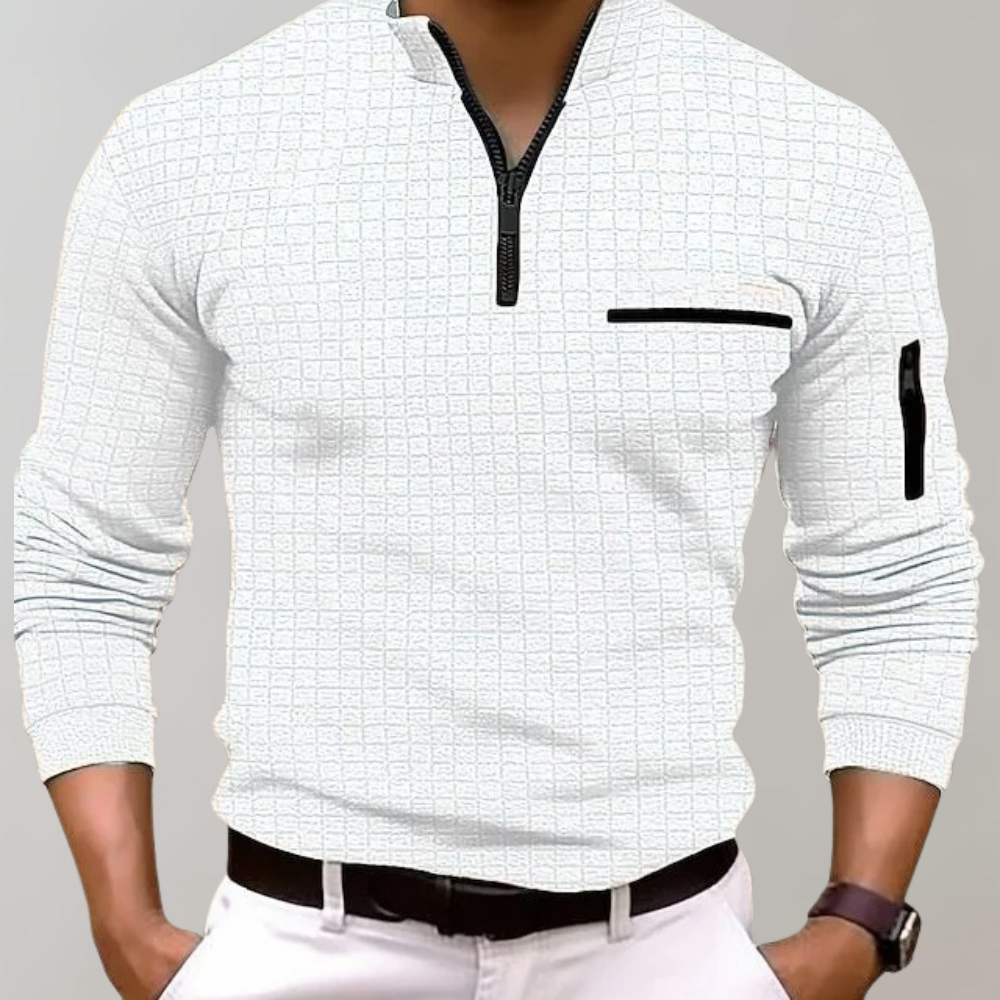 Kortermet Polo T-skjorte for Menn