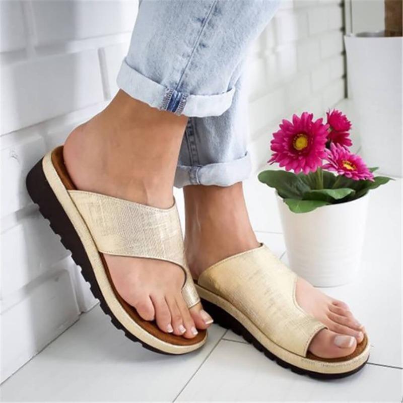 Ortopediske Sandaler for Kvinner med Hallux Valgus