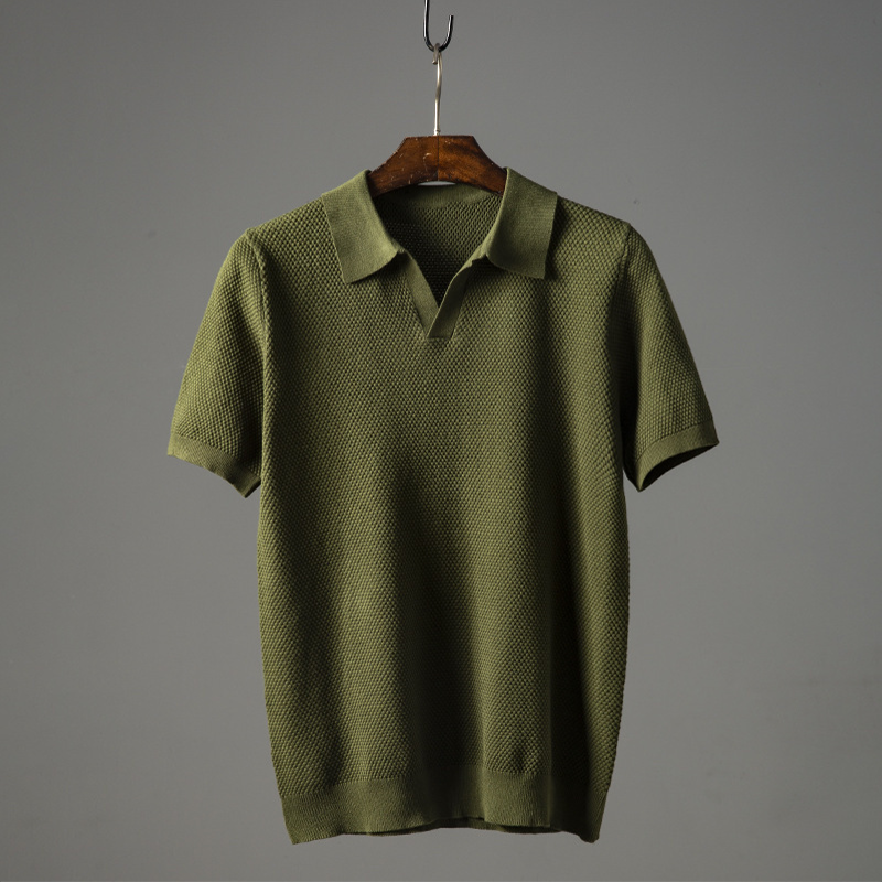 Noah | Elegant Poloskjorte med Korte Ermer