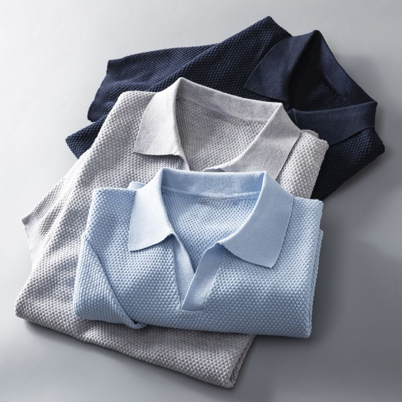 Noah | Elegant Poloskjorte med Korte Ermer