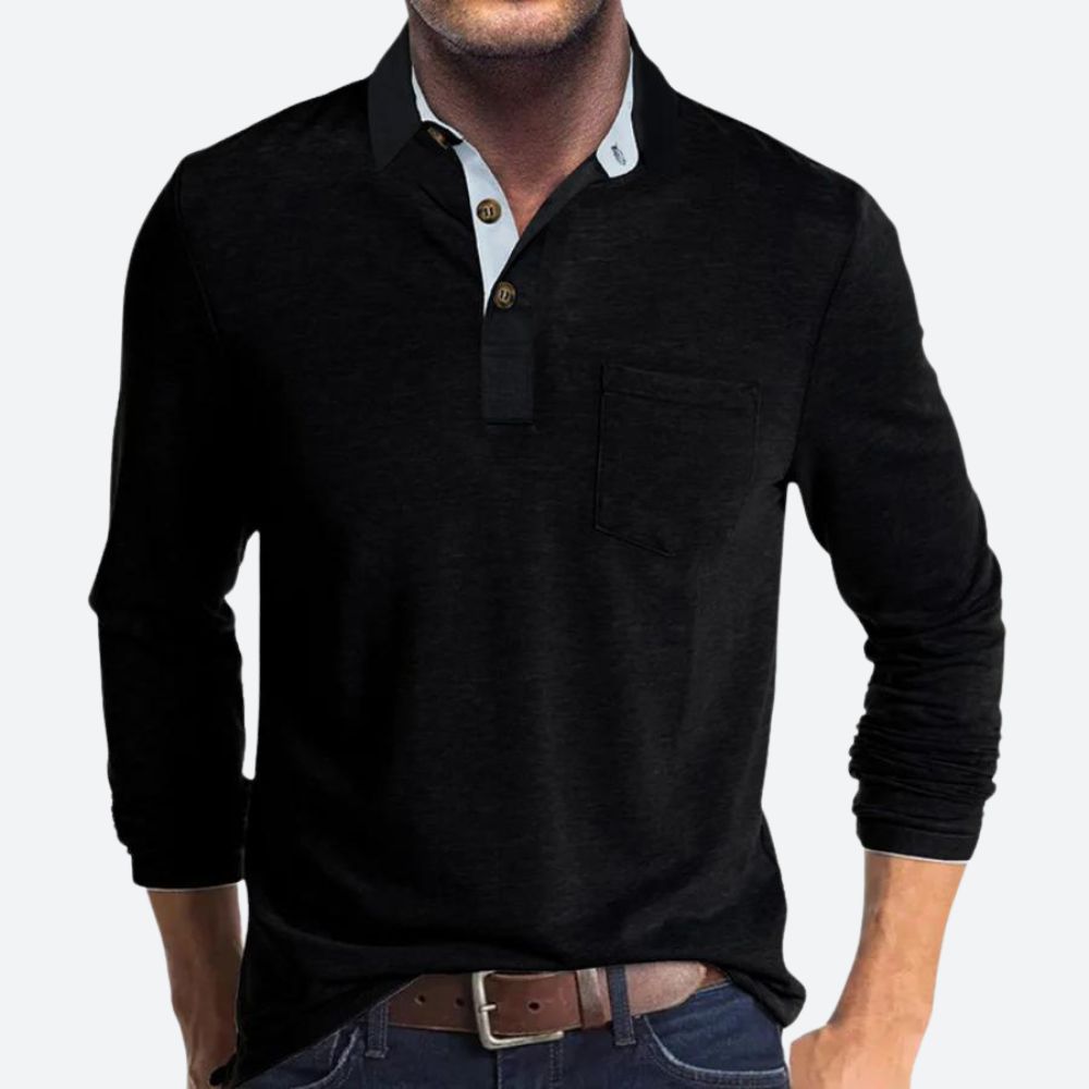 Trendy Piqueskjorte for Stilfulle Menn