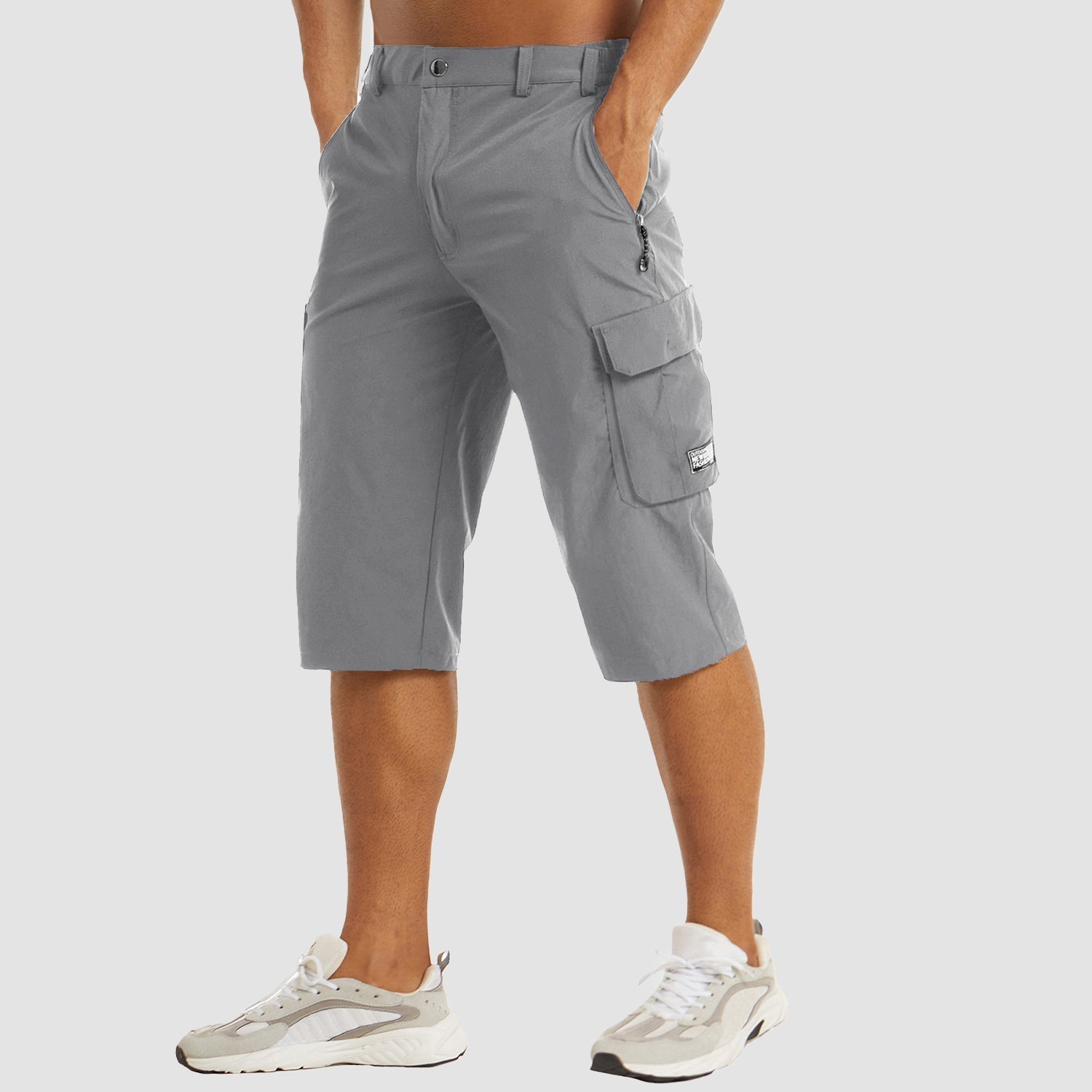 Hurtigtørkende Herre Cargo Shorts for Utendørsbruk