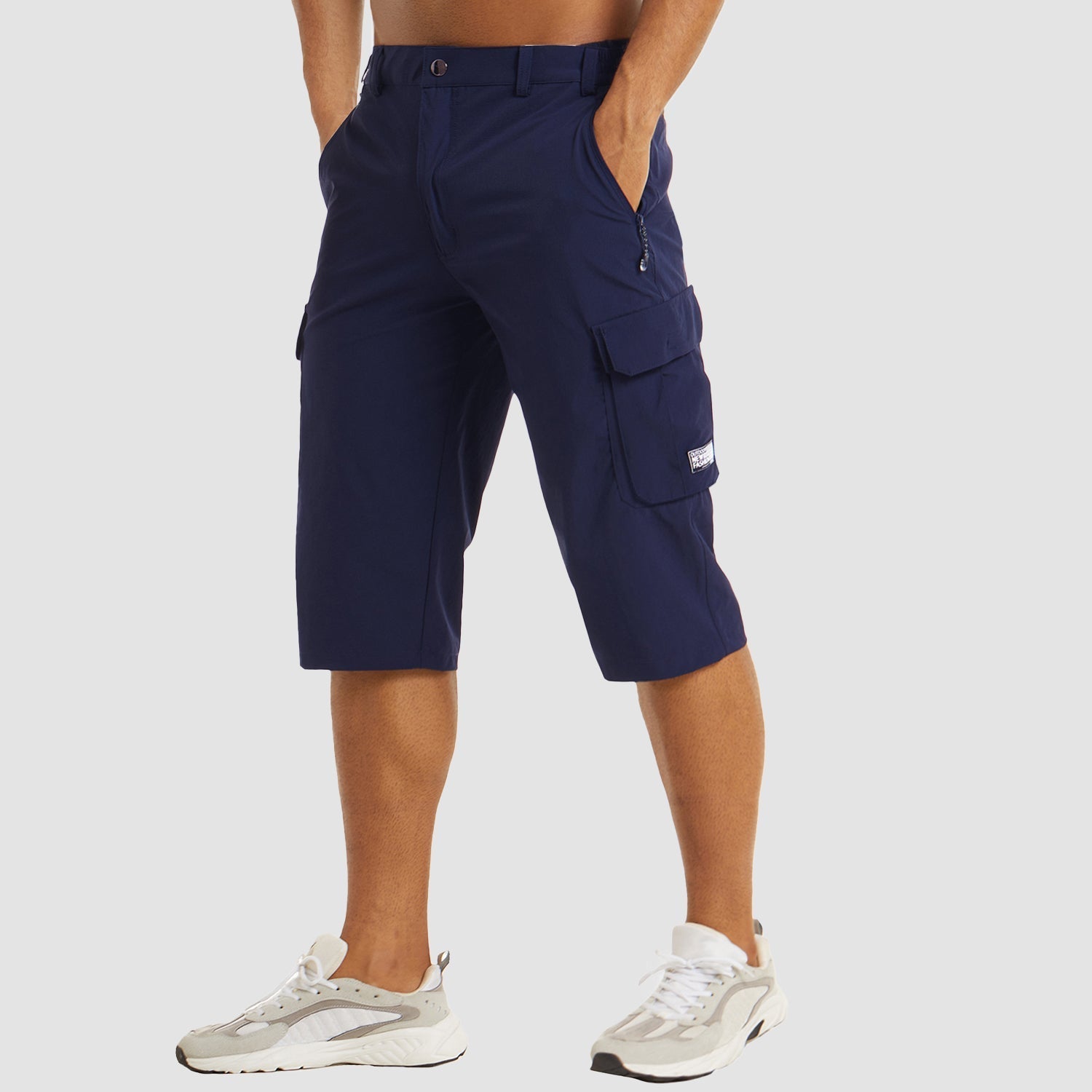 Hurtigtørkende Herre Cargo Shorts for Utendørsbruk