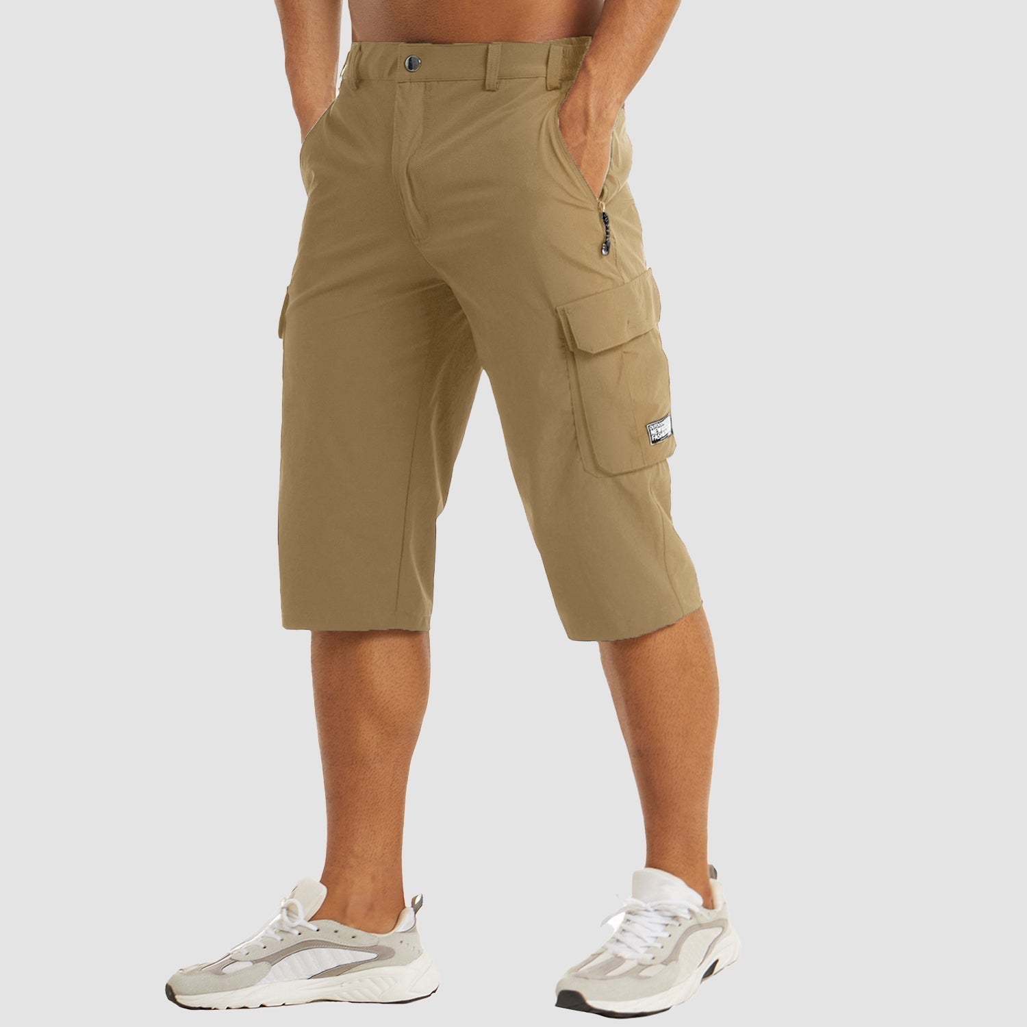 Hurtigtørkende Herre Cargo Shorts for Utendørsbruk
