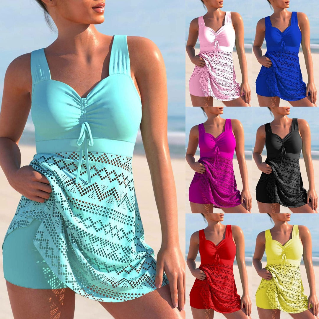 Polstret tankini-sett for kvinner
