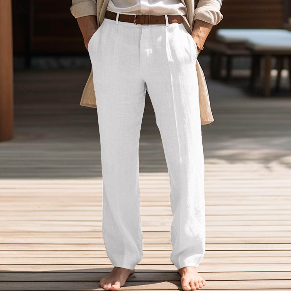 Lars | Lette linbukser for menn i sommerstil