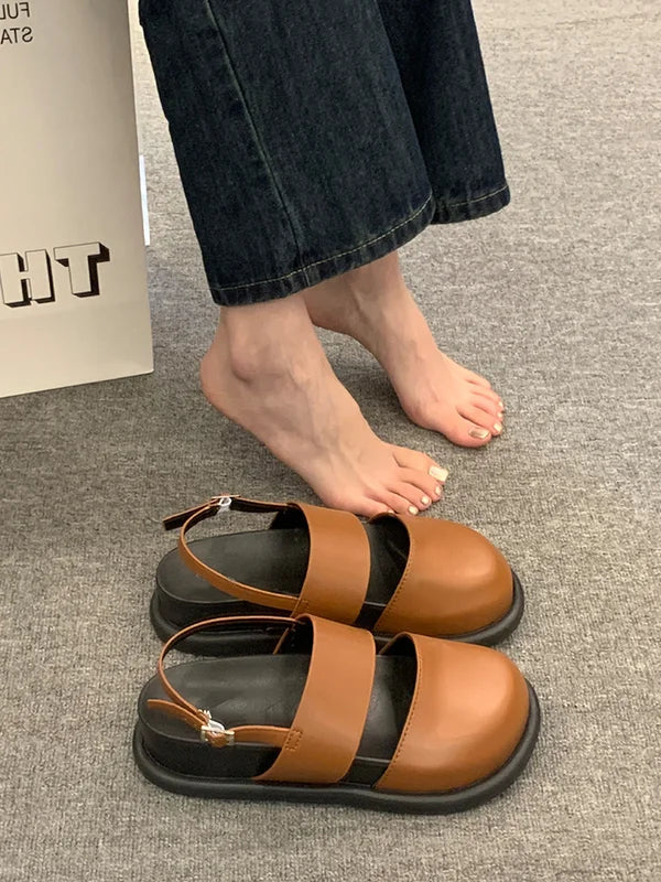 Dame Sandaler med delt tåområde