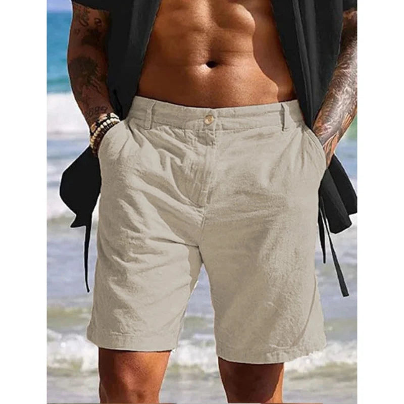 Sommerlig Linshorts i Lin