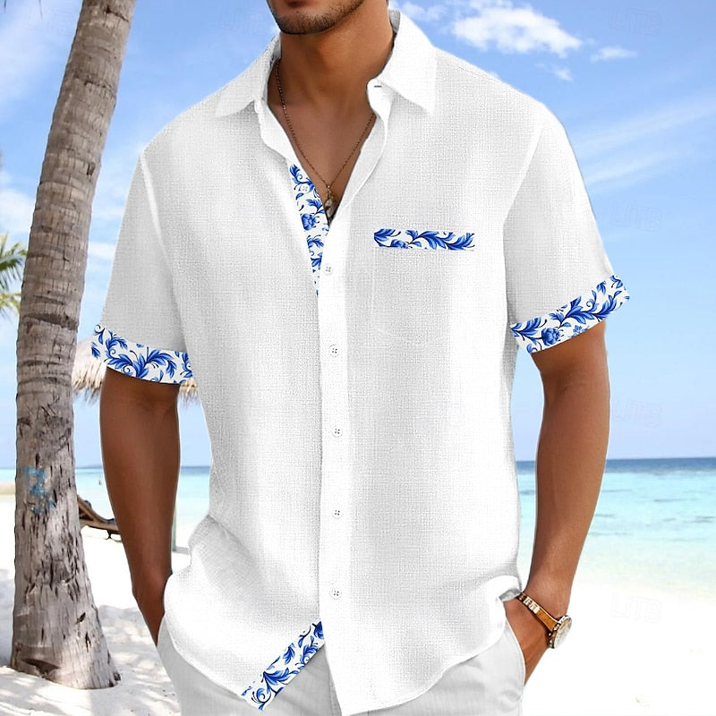 Oscar | Lin skjorte for menn sommer