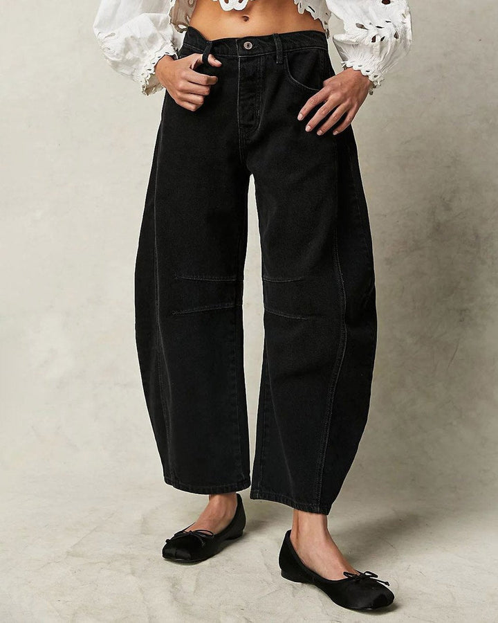 Damejeans med Rett Snitt og Mellomhøy Midje