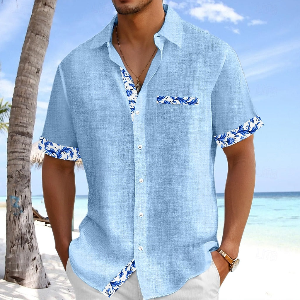 Oscar | Lin skjorte for menn sommer