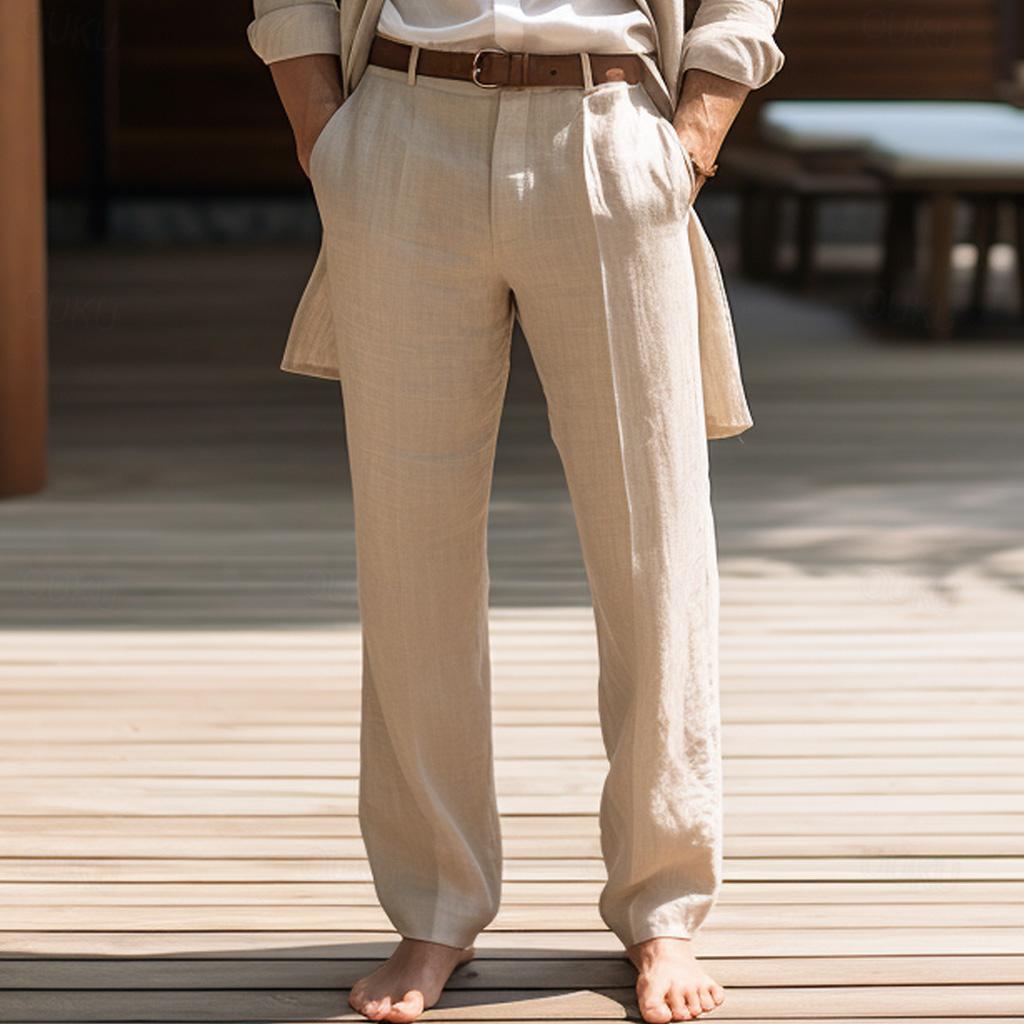 Lars | Lette linbukser for menn i sommerstil